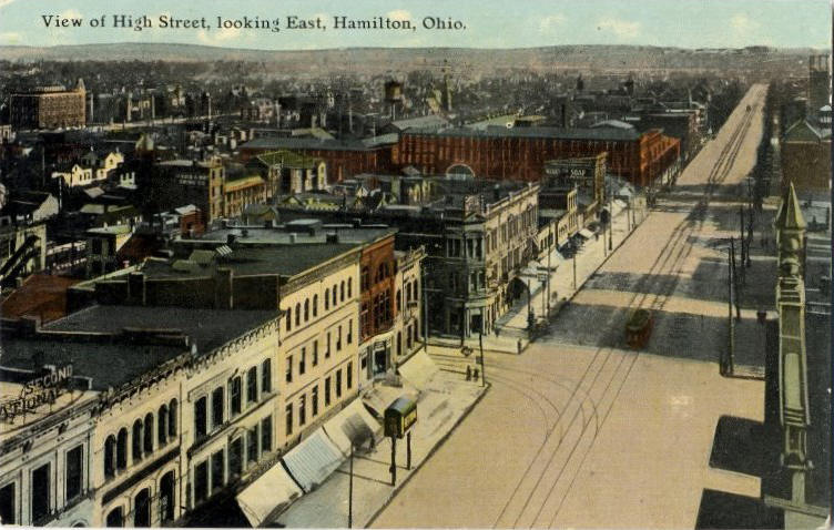 Image of a postcard of Hamilton